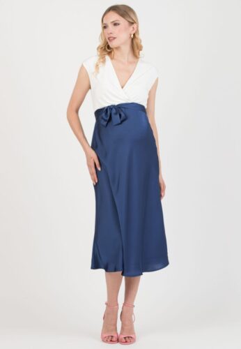 ATTESA,Kleid, zum Stillen geeignet, Oberteil aus Jersey mit angesetztem Satinrock
